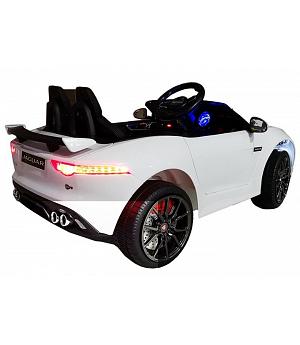 Coche eléctrico infantil JAGUAR F-type 12V, BLANCO, mando rc - BC-5388 AT-5388